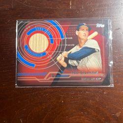 Ted Williams Bat Card