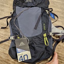 Gregory Zulu 40 Small Backpacking New