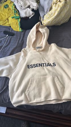 Fear of God Essentials Pullover Hoodie - Cream / Off-White