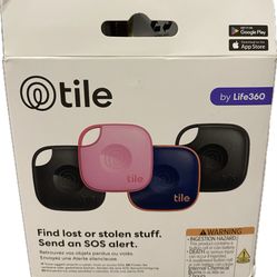 Life360 Tile Mate Bluetooth Item Finder Pack of 4 Item 1978347 Model RE60044COST