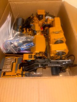 RC construction trucks
