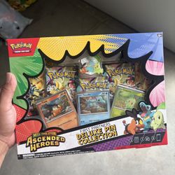 Pokemon Ascended Heroes First Partner Deluxe Pin Collection 