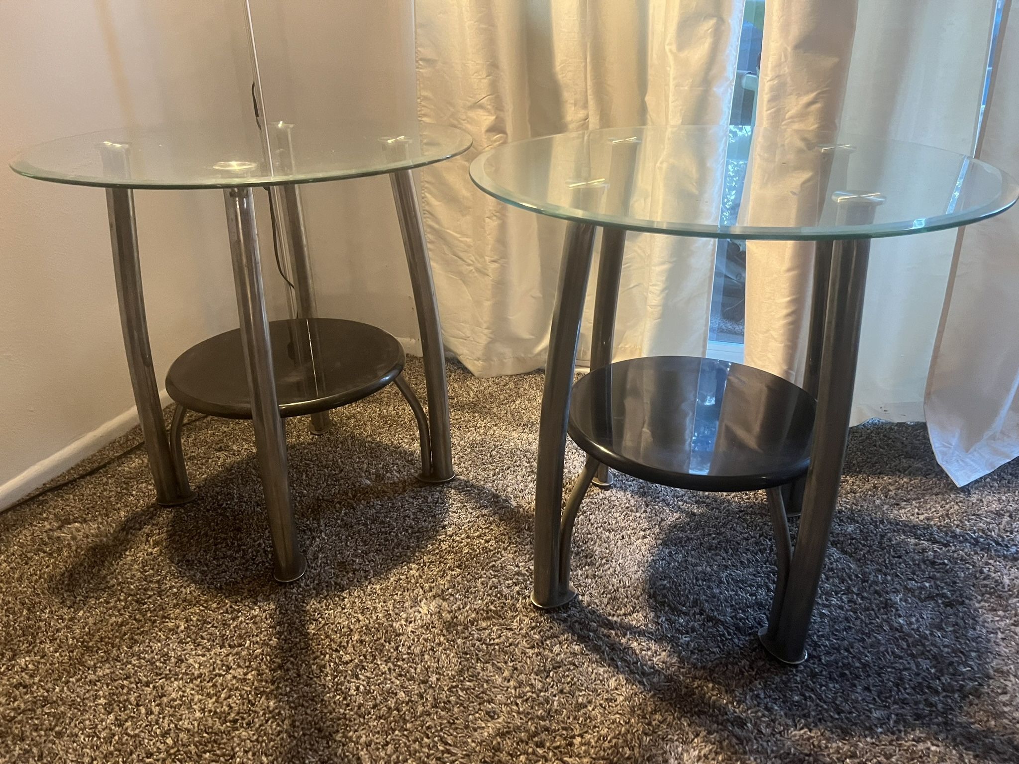Glass Side Tables