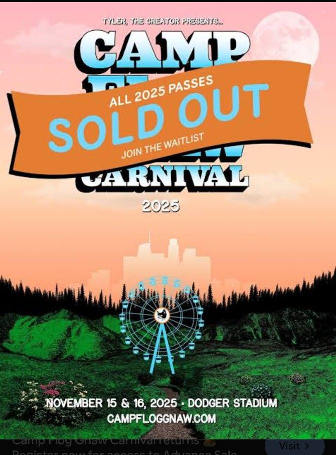 Camp Flognaw Ga Pass With Parking Pass 