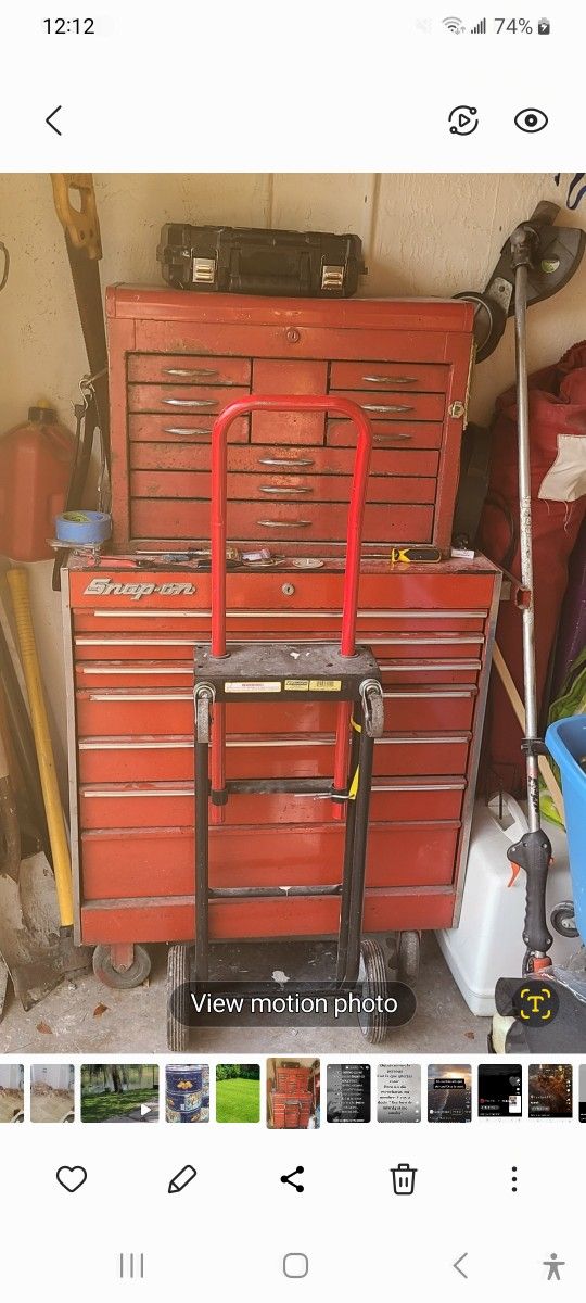 Tool Box With Snap On Tools