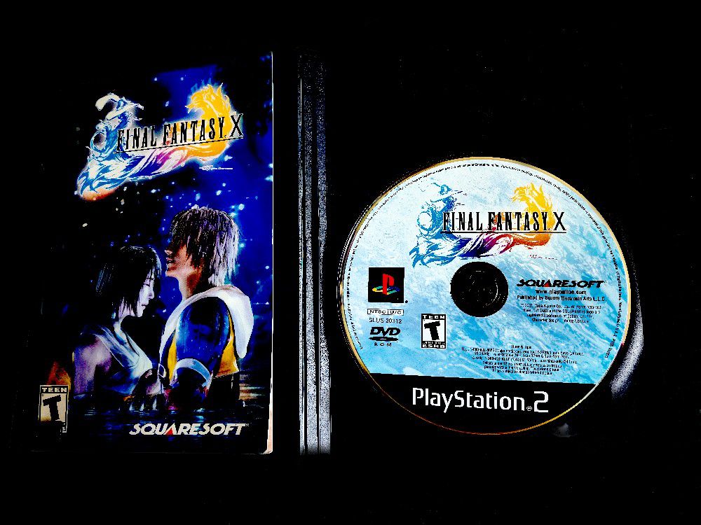 Final Fantasy X PS2 *Complete With Box and Manual But No Cover Art*