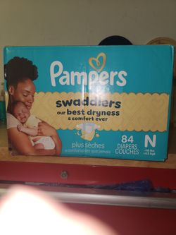 Newborn pampers 84 pack unopened box