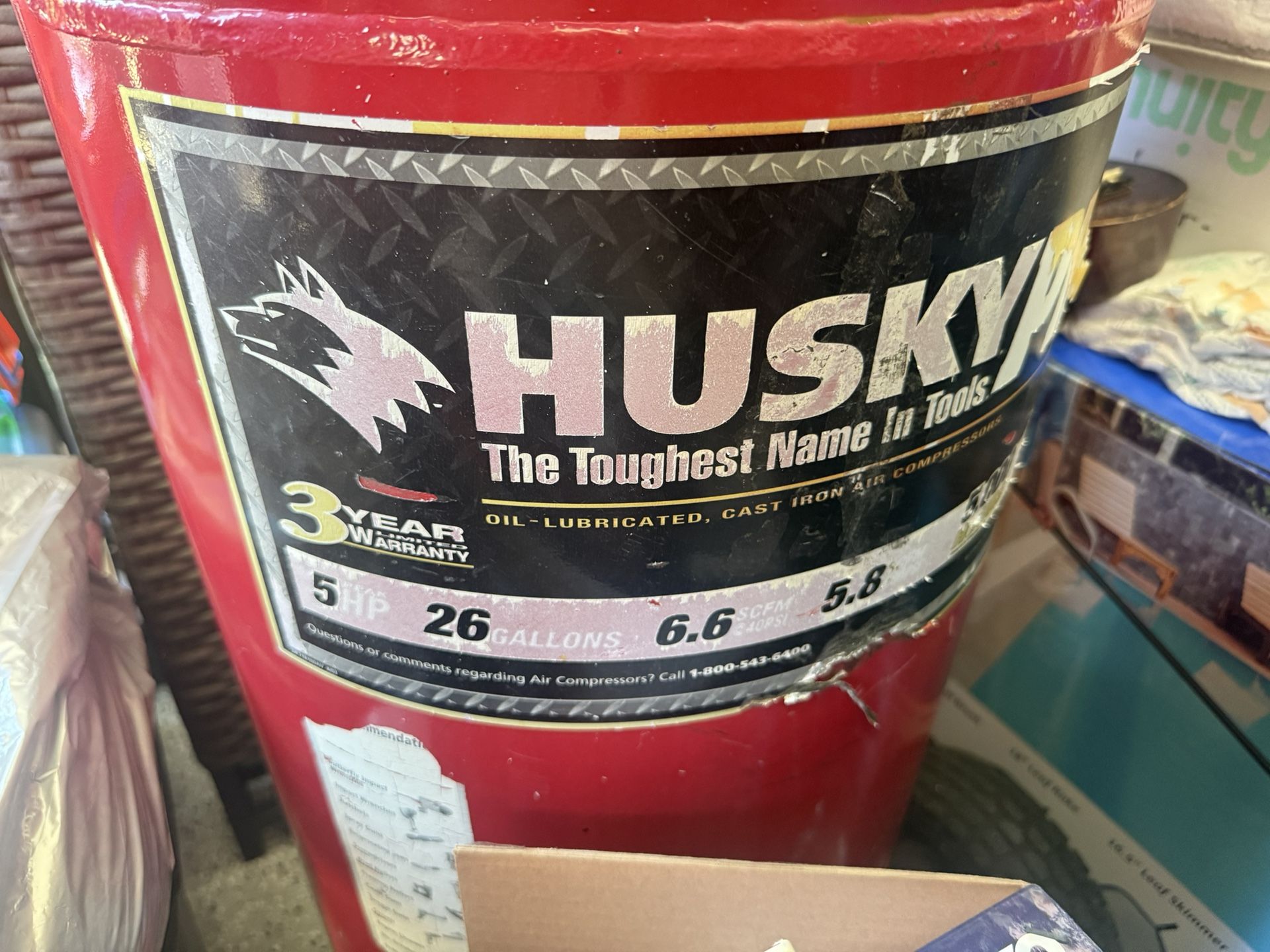 26 Gallon Husky Compressor 