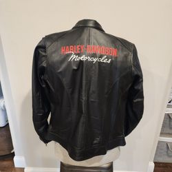 NEW Harley Davidson Women's Motorcycle Leather Riding Jacket Size XL