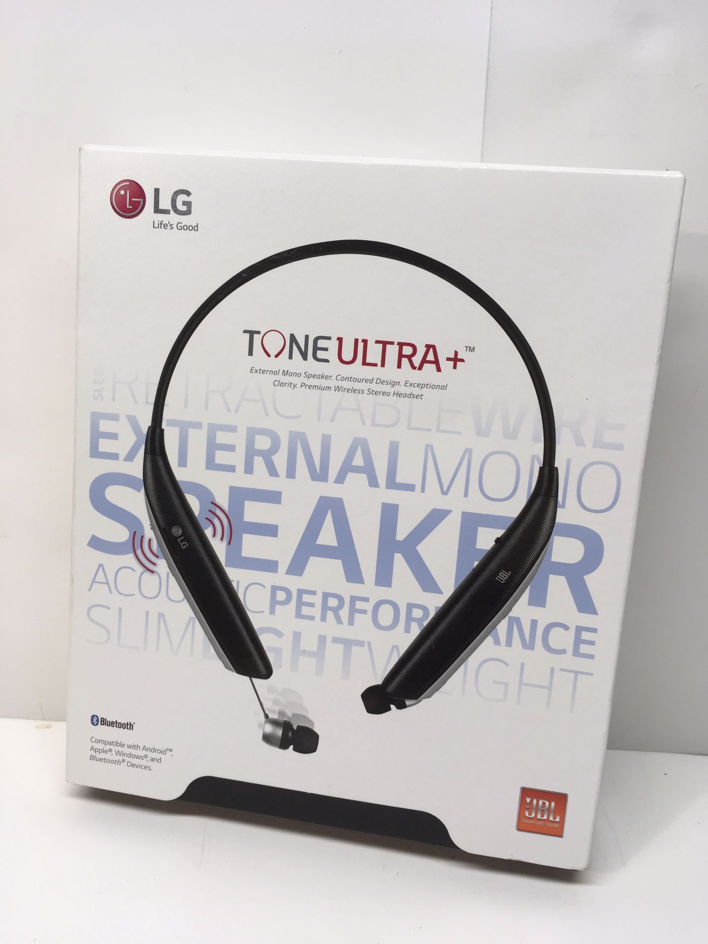 Refurbished LG Tone Ultra HBS-820s Bluetooth Headset Black/Silver