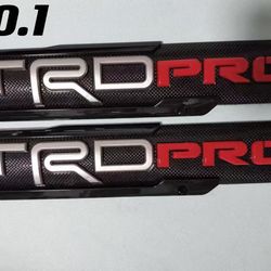2PCS Door Fender Pro Badge Sport Emblem Left Right Side 3D Sticker Offroad Decal