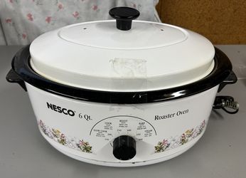 VTG Nesco 6 Qt Roaster Oven W/ Lid & Removable Insert 4946-10