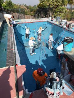 Swimming pool installations
