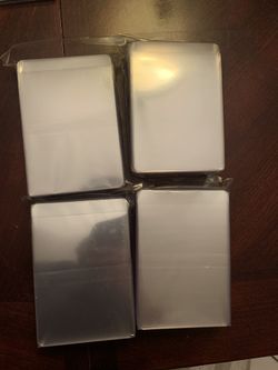 100 New Semi Rigid Card Holders For Grading size 3 5/16" x 4 7/8"