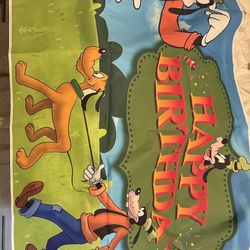 Goofy Birthday banner 