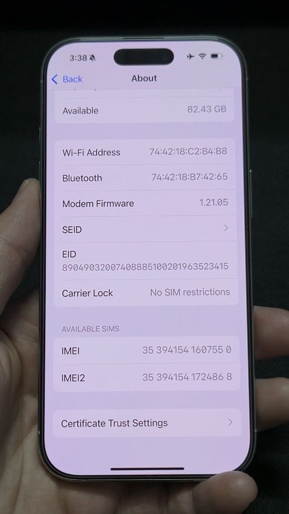 iPhone 16 Pro 128GB White Unlocked