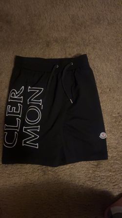 Moncler Black Drawstring Shorts brand new