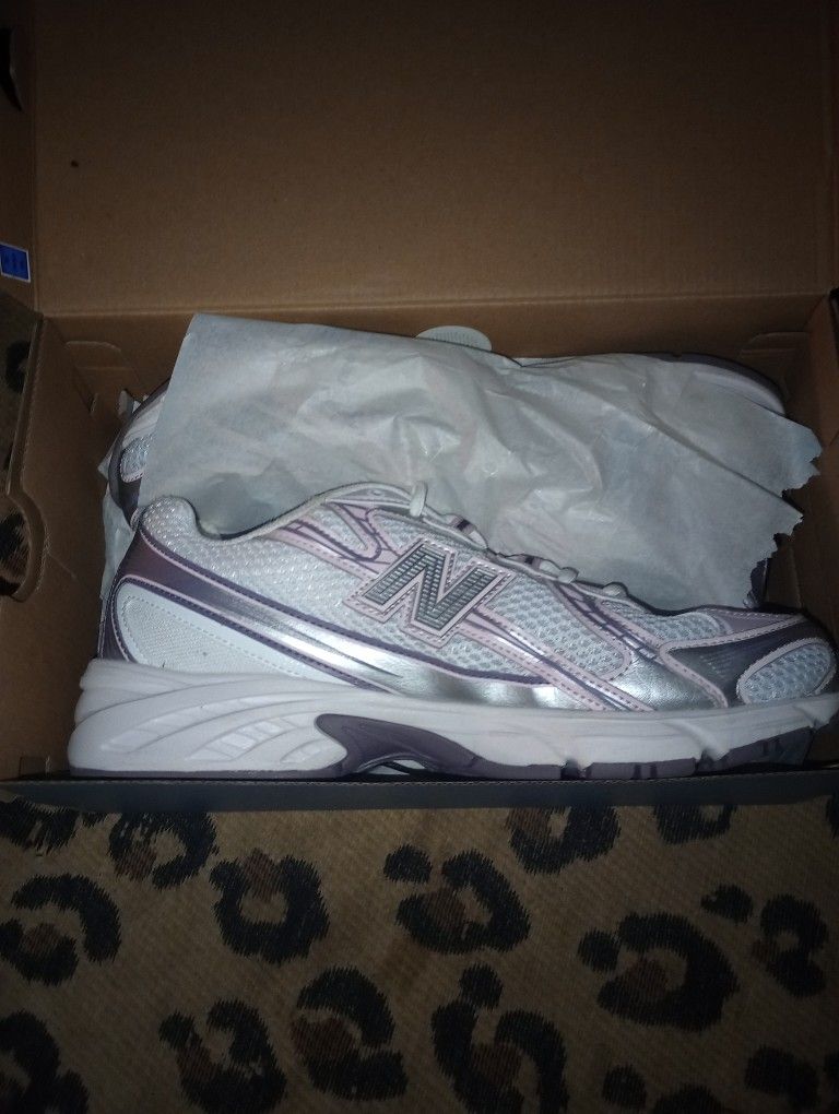 New Balance 740, White/Ice Wine Rose Sugar