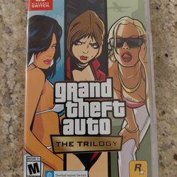 Nintendo switch Grand Theft Auto: The Trilogy 