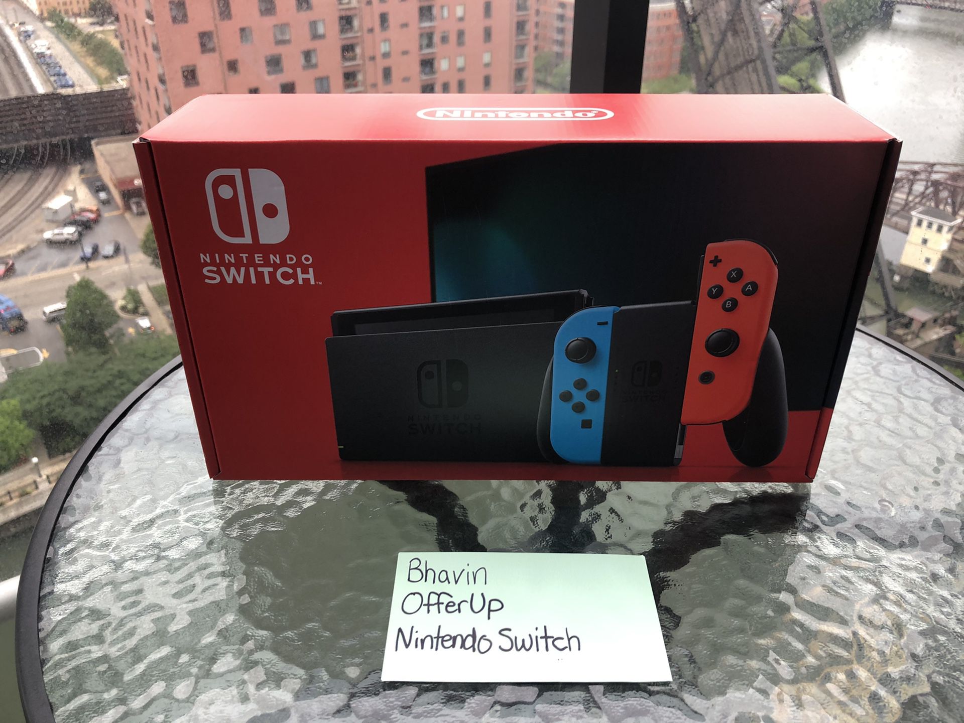 Nintendo Switch with Neon Joy-Cons *Brand New*