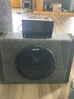250watt Kicker Pro Comp And Dule Head Unit 