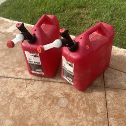 5 Gallon Gas Cans $10 Each