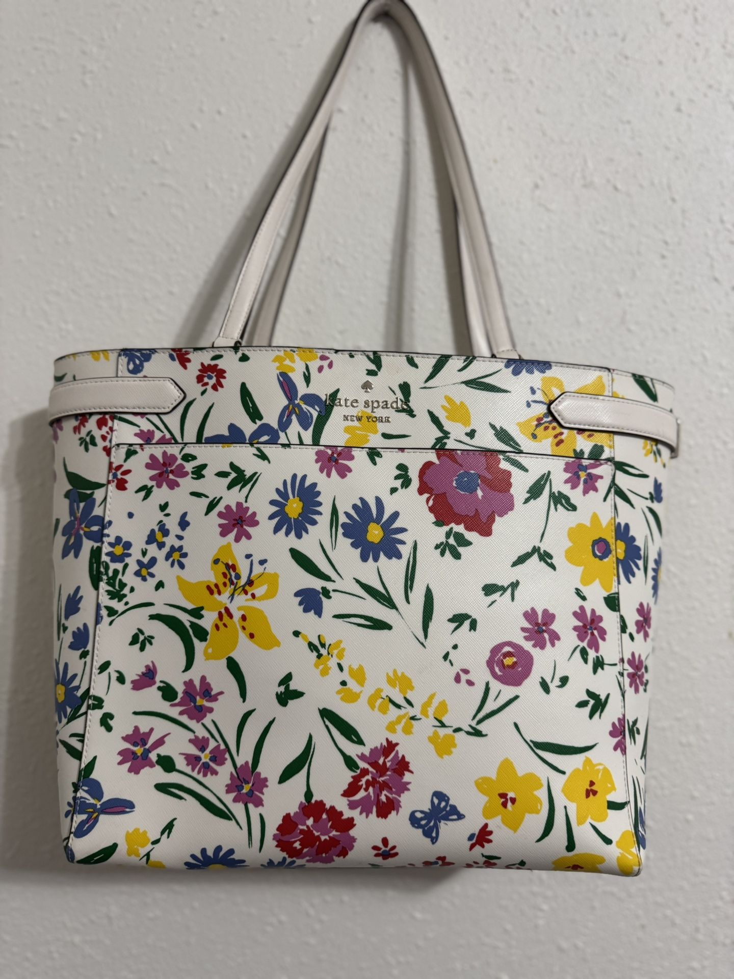 Kate spade Large Tote Purse Bright Floral Design