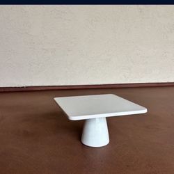 One New Cake Stand Dessert Pedestal from Crate & Barrel 