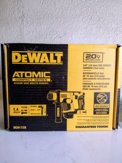 DeWalt ATOMIC 20V MAX Brushless Cordless SDS Rotary Hammer. $160