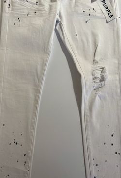 Purple Brand Jean White