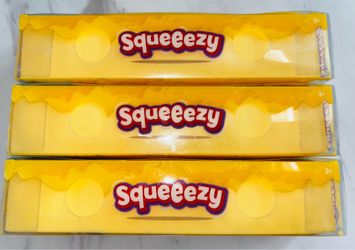 Set of 3 Sunny Days Squeezy 14 oz Butter Fidget Toys