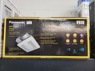 Panasonic Whisper Thin Bathroom Fan With Bluetooth Speaker 