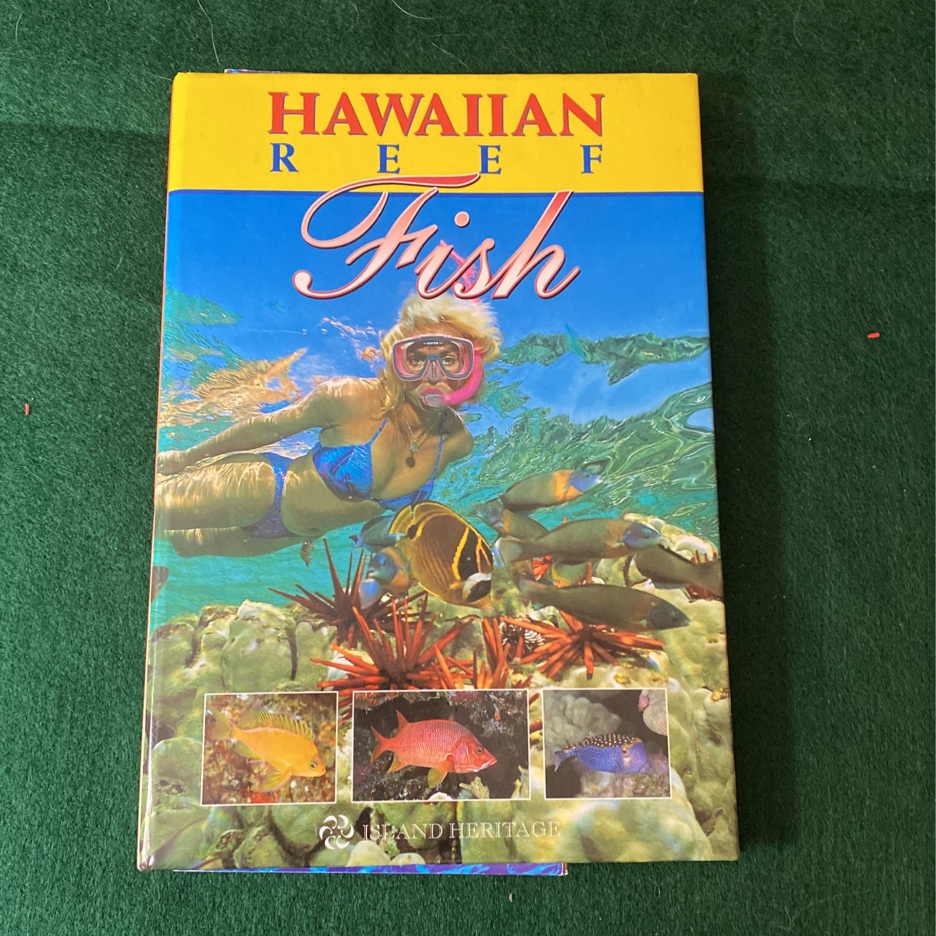 Hawaiian Reef Fish Hardcover Book