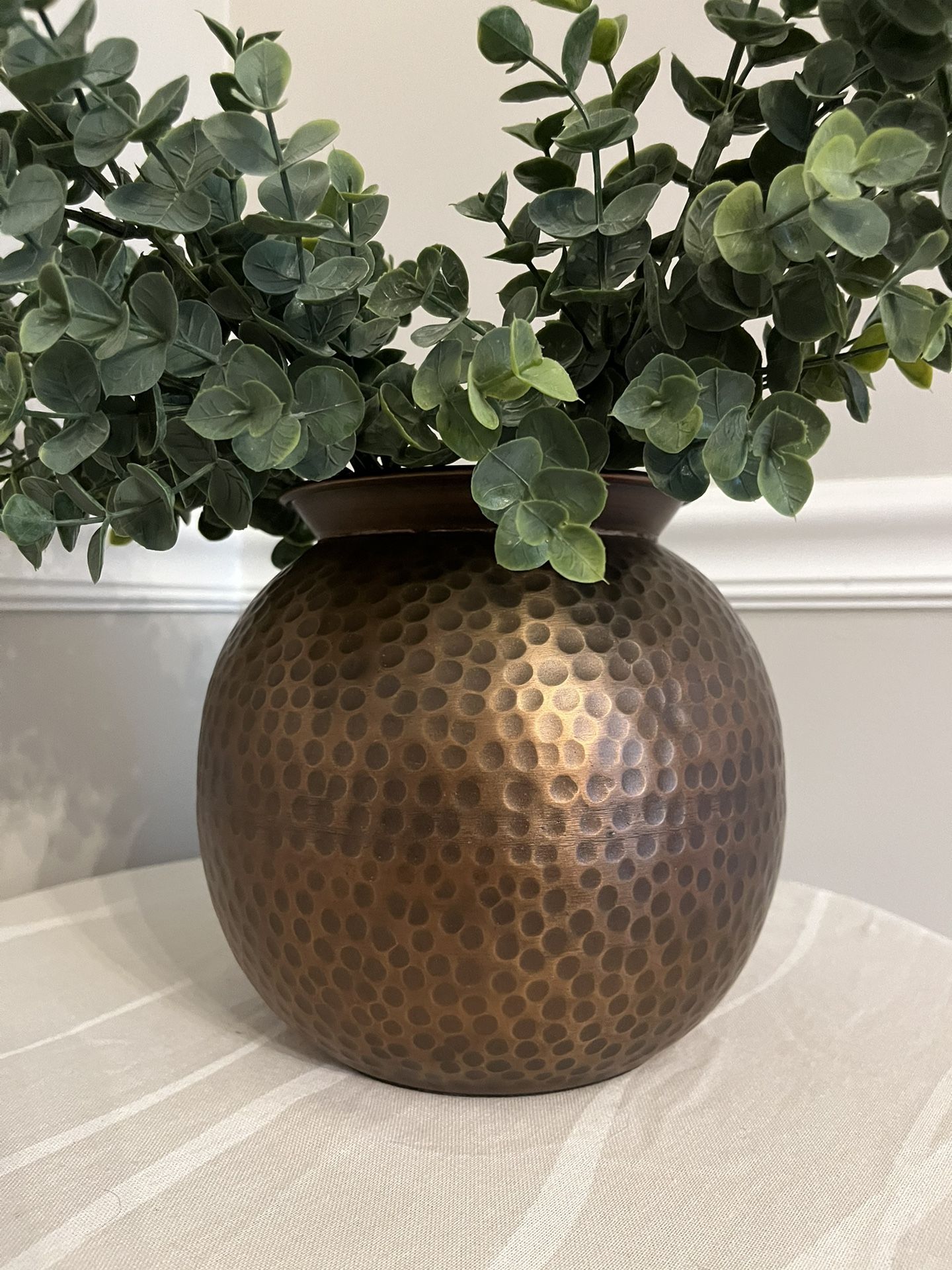 Urban Farm Antique Vintage Hammered Copper Big Pot Made In India