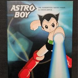 ASTRO BOY MIGHTY ATOM ANIME CARTOON - 20 ASSORTED NOTECARDS+ENVELOPES 