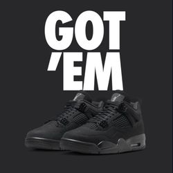 Air Jordan Retro 4 Black Cat