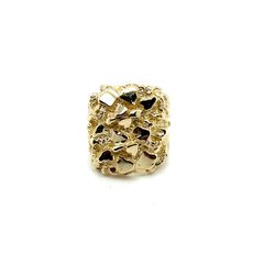 10kt Gold Mens Nugget Xl Ring 12.70grams Size 9 158876 11