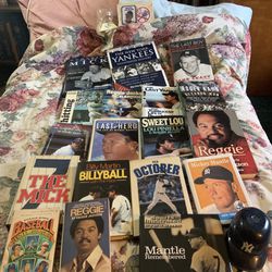Books. New Vintage Stored Memorabilia Yankee Fans From 70s,80s, 90s, And Early 2002. All Books $5 Each 