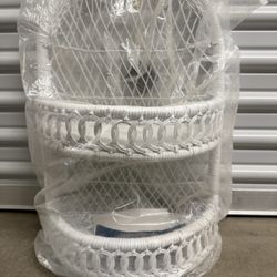 $45 Vintage Wicker Shelf New