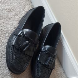 Bass black tassel loafer For Men Size 10