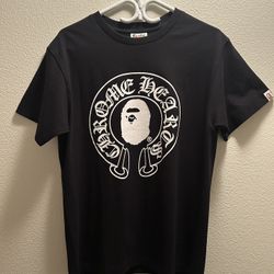 chrome hearts bape tee