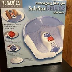 HOMEDICS Luxury Foot Spa Sole Therapy Deluxe