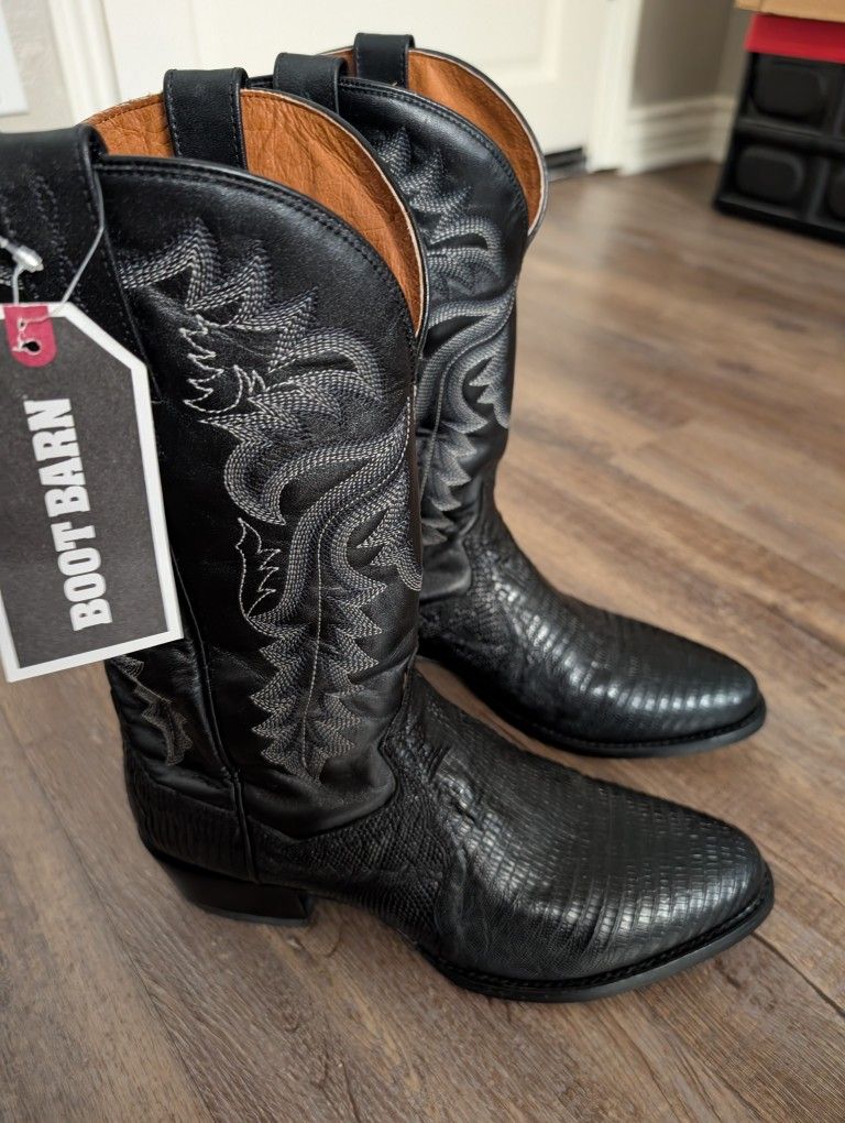 Brand New Dan Post Men's Genuine Lizard Boots