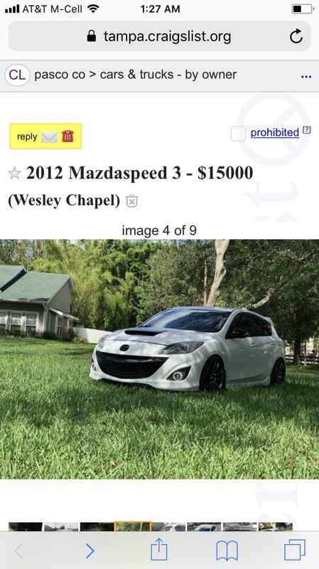 2012 Mazdaspeed 3 Need Gone For Sale In Wesley Chapel Fl Offerup