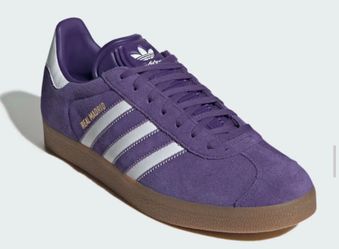 Samba Gazelles Soccer Flats - Classic Color Purple size 9.5