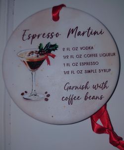 Expresso Martini Ornament