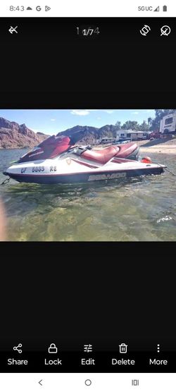 2003 SEADOO GTXDI JET SKI RUNNING ONLY 46 HOURS FULLY SERVICED NEW STATOR RECTIFIER 2027 TAGS NO CART OR TRAILER