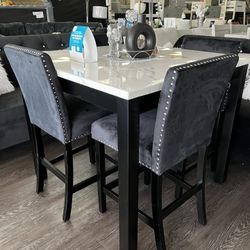 Black Dining Set 