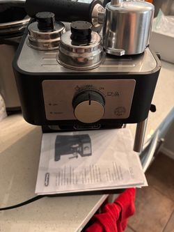 De'Longhi Stilosa Compact Manual Espresso Machine, Manual Milk Frother