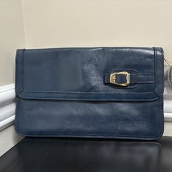 Contessa Leather Vintage New Clutch With Tag 